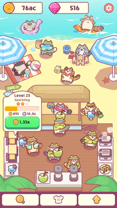 Cat Snack Bar: Food Games Ekran Görüntüleri
