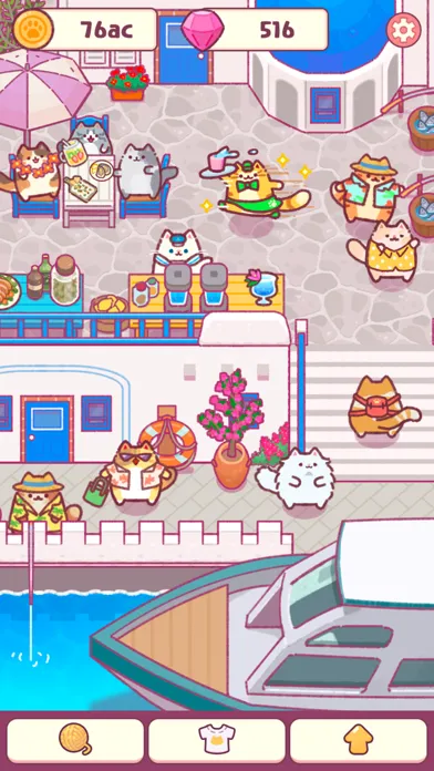 Cat Snack Bar: Food Games Ekran Görüntüleri