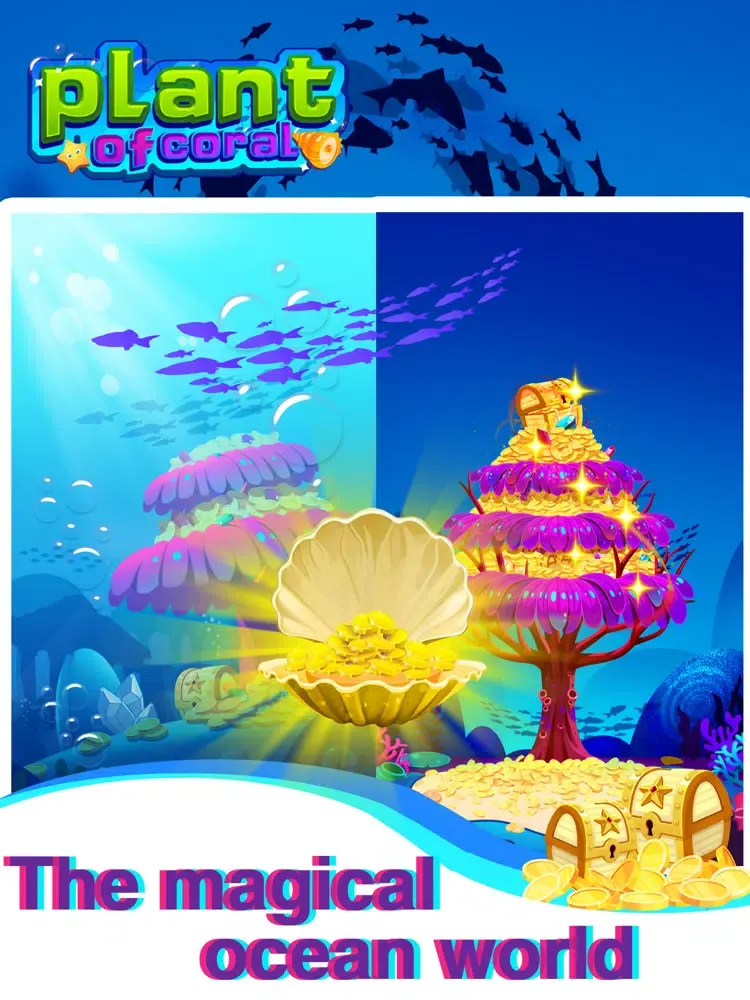 Tree of sea - coral gems iPad 应用截图