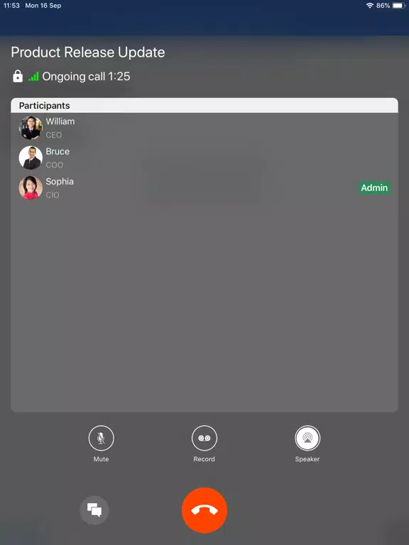 Hedwig Chat iPad 应用截图