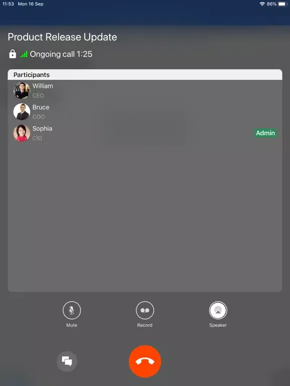 Screenshot di Hedwig Chat iPad 