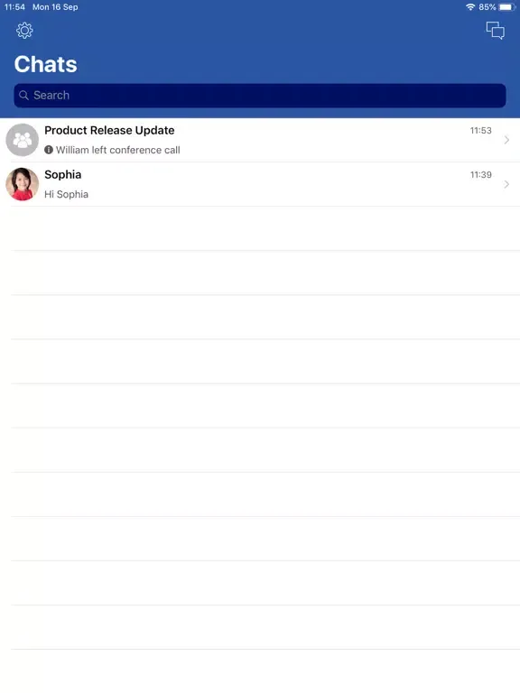 Screenshot di Hedwig Chat iPad 