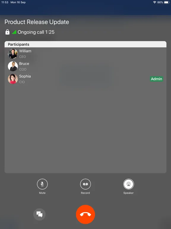 OnTalk SaaS iPad 應用截圖