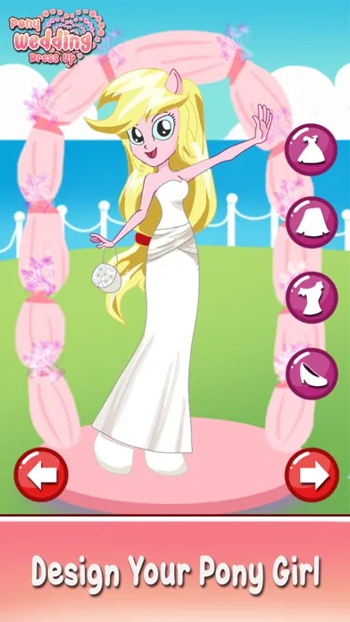 Bride Pony wedding girl princess dress up makeover Screenshots