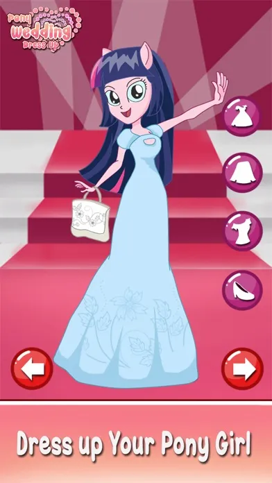 Bride Pony wedding girl princess dress up makeover Screenshots