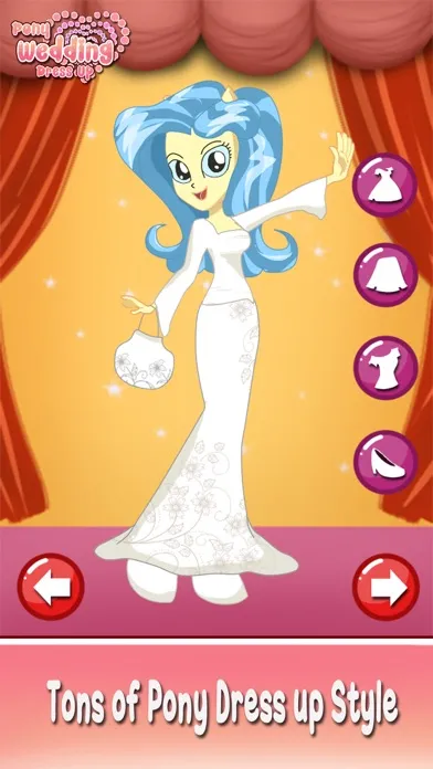 Bride Pony wedding girl princess dress up makeover Screenshots