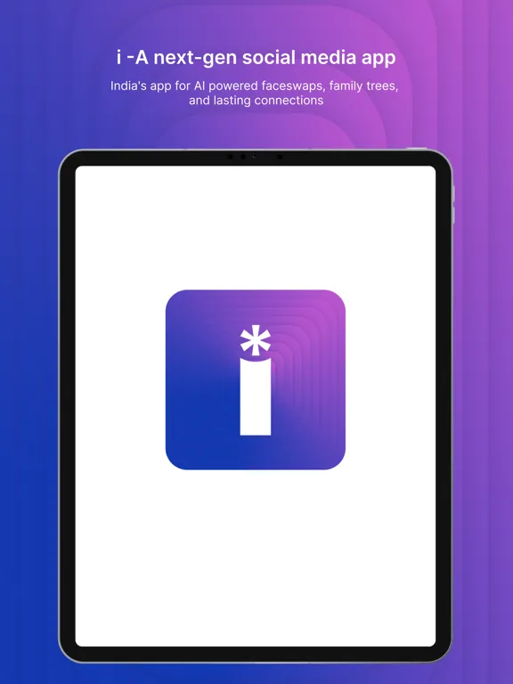 Скриншоты i -A next-gen social media app iPad 