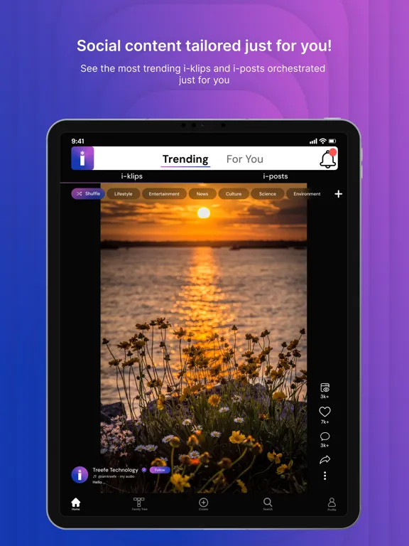 Скриншоты i -A next-gen social media app iPad 
