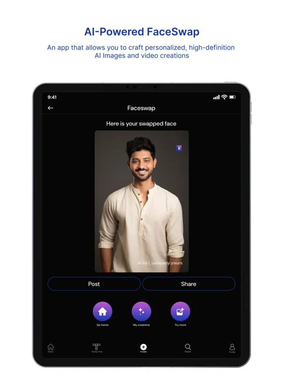 Скриншоты i -A next-gen social media app iPad 
