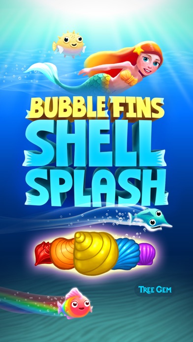 Captures d'écran de Bubble Fins – Shell Splash