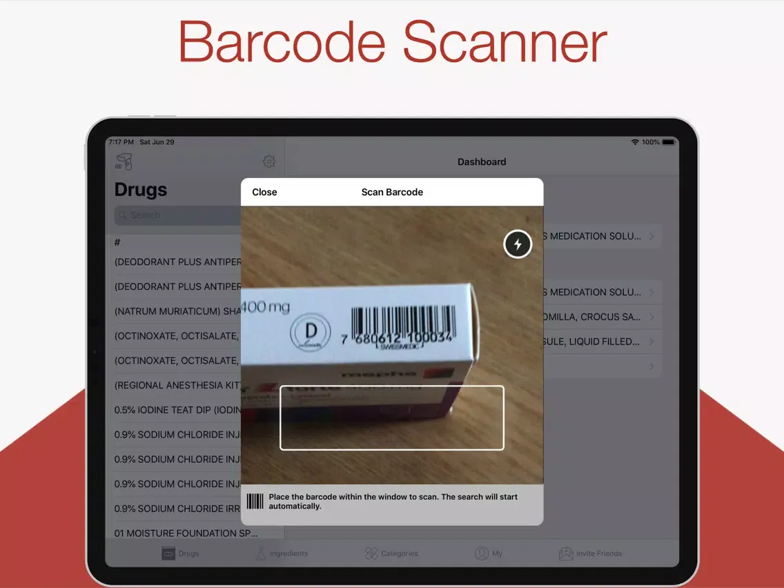 Med. Drug Kompendium for iPad iPad  스크린샷