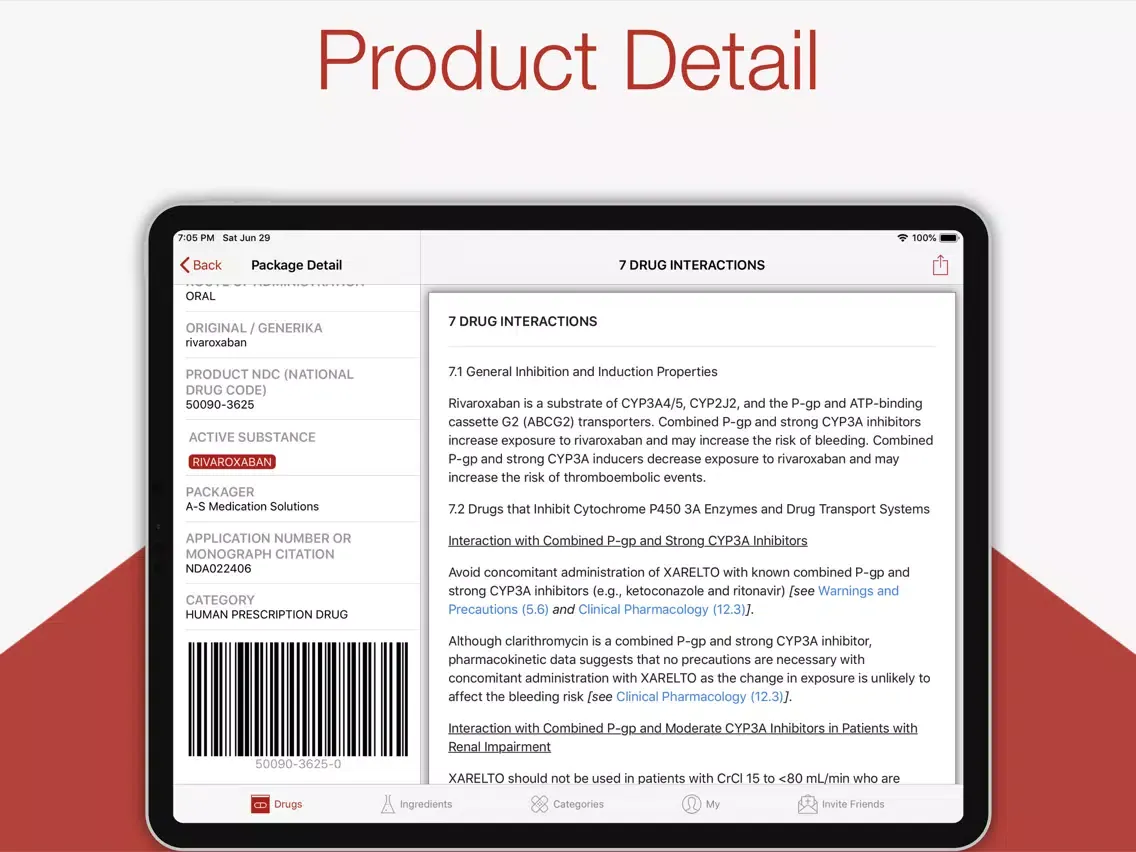 Med. Drug Kompendium for iPad iPad  스크린샷