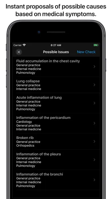 Dockti - Med. Symptom Check স্ক্রিনশট