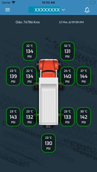 Capturas de tela do SMART TYRE BUS & TRUCK