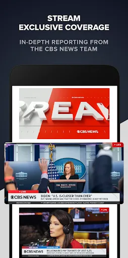 Screenshot di CBS News - Live Breaking News