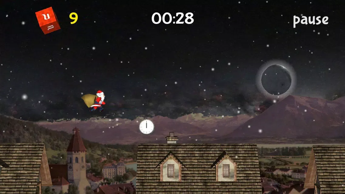 Tangkapan skrin Run Santa Run: In the last minute