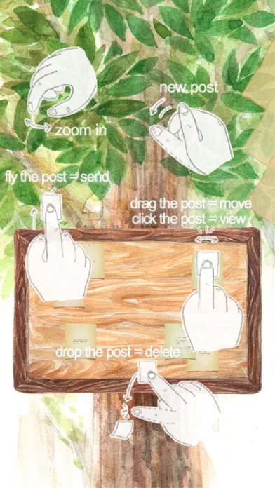 Zrzuty ekranu handwriting Tree Post free