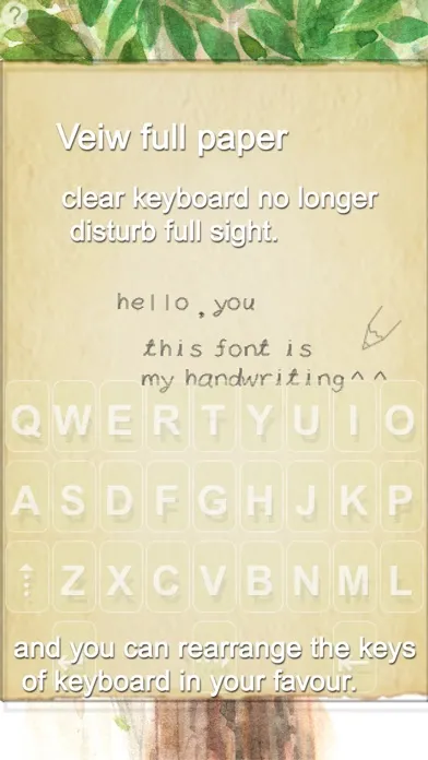 Zrzuty ekranu handwriting Tree Post free