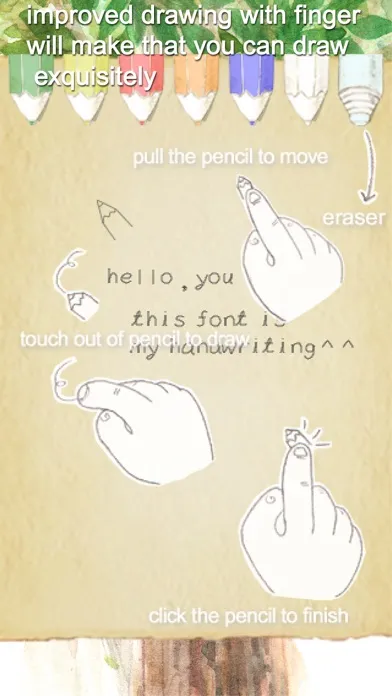 handwriting 트리 포스트 free স্ক্রিনশট