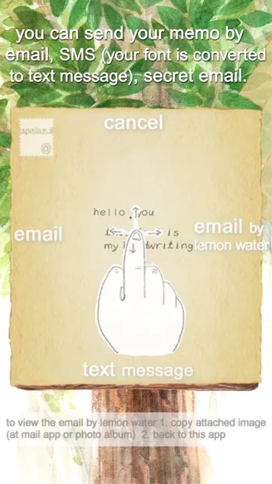 handwriting 트리 포스트 free স্ক্রিনশট