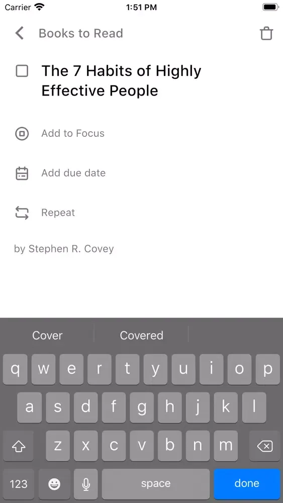 Focused: To-Do Lists & Tasks 스크린샷