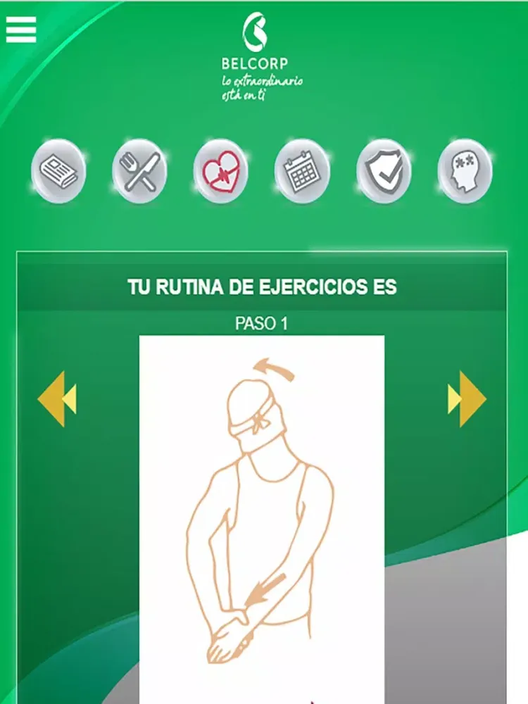 Capturas de pantalla de Belcorp iPad 