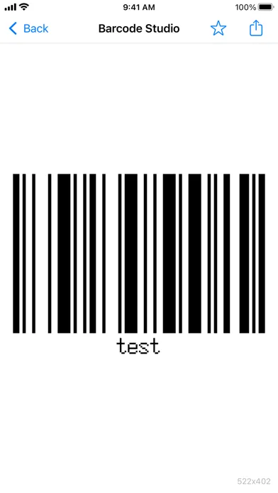 ภาพหน้าจอของ Barcode-Studio