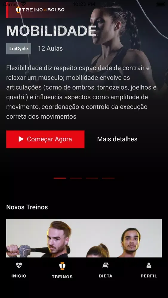 Capturas de pantalla de Treino de Bolso