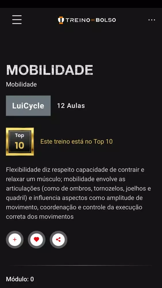 Capturas de pantalla de Treino de Bolso
