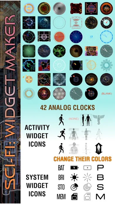 Sci-Fi: Widget Maker应用截图