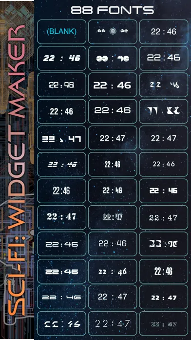 Sci-Fi: Widget Maker应用截图