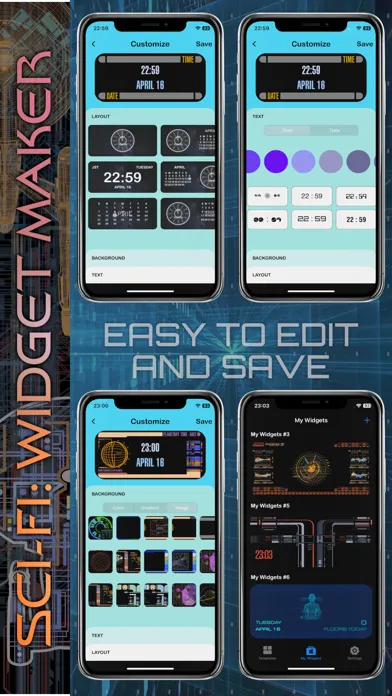 Sci-Fi: Widget Maker应用截图