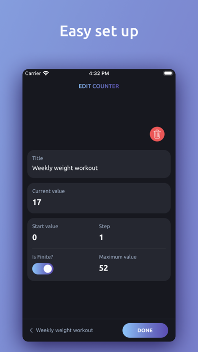 Tangkapan skrin Tally Counter - Click to Count