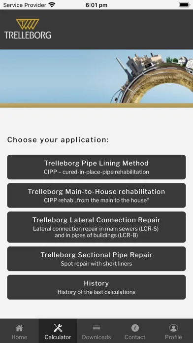 Скриншоты Trelleborg SiteGuide