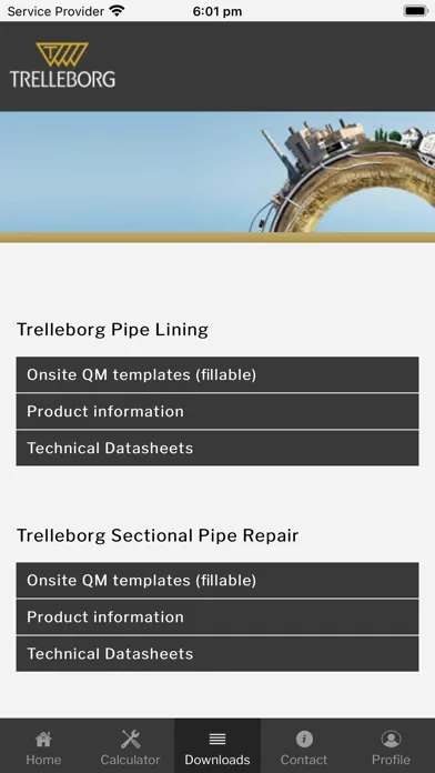 Скриншоты Trelleborg SiteGuide