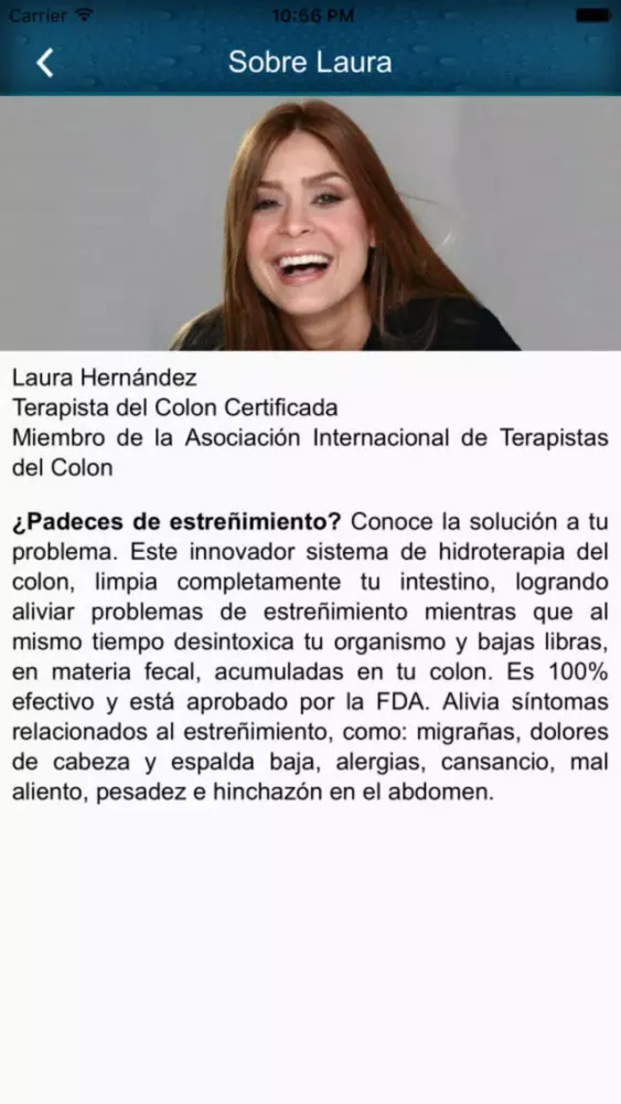 Laura Hernández True Colon Spa应用截图