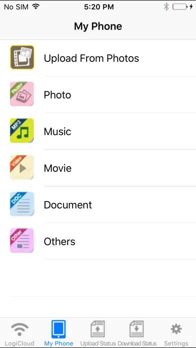 LogiCloud Screenshots