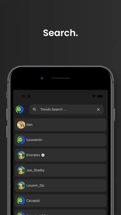 Trender - Social Network应用截图