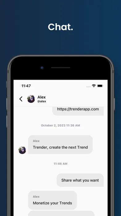 Trender - Social Network应用截图