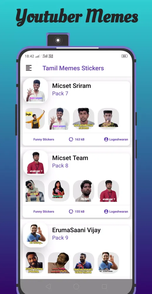 Tamil Memes Stickers Ekran Görüntüleri