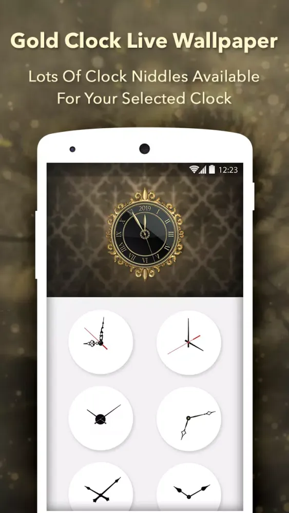 Скриншоты Gold Clock : Analog Clock Live