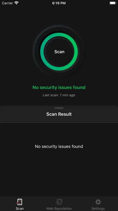 Capturas de pantalla de Mobile Security for Business