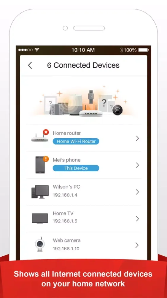Ảnh chụp màn hình của HouseCall Home WiFi Scanner