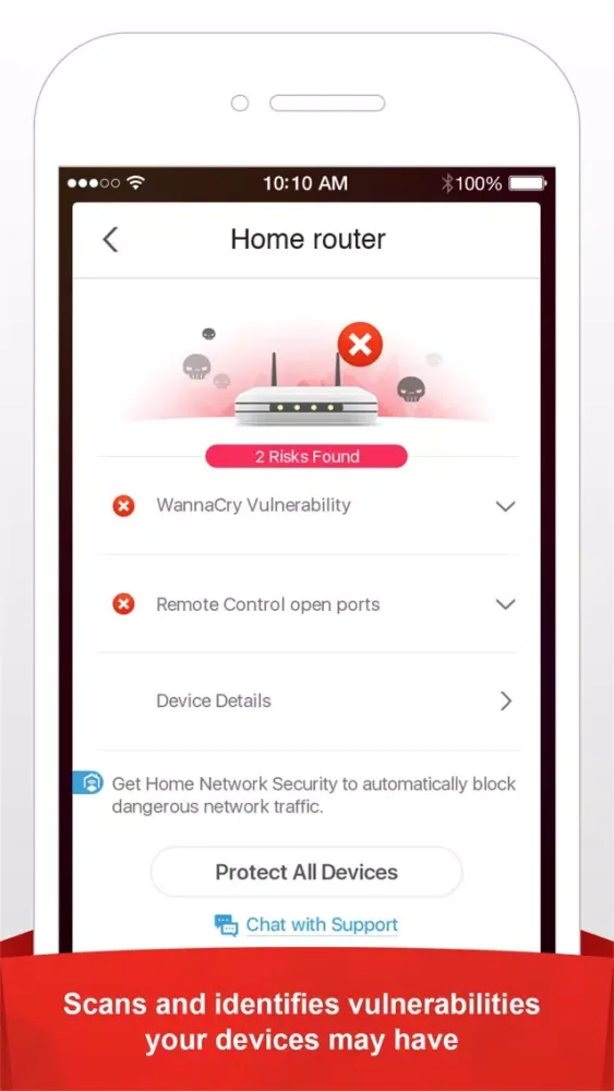 Ảnh chụp màn hình của HouseCall Home WiFi Scanner