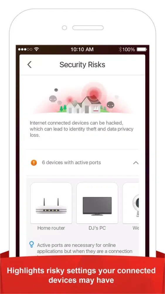 Ảnh chụp màn hình của HouseCall Home WiFi Scanner