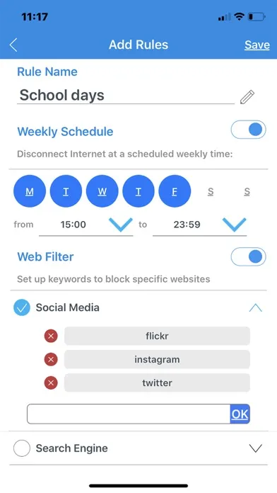 Captures d'écran de TRENDnet Mesh