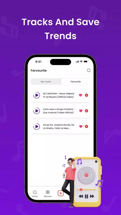 Ảnh chụp màn hình của Music Trending
