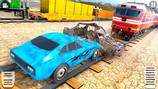 Train Car Crash Derby Game 3D Screenshots