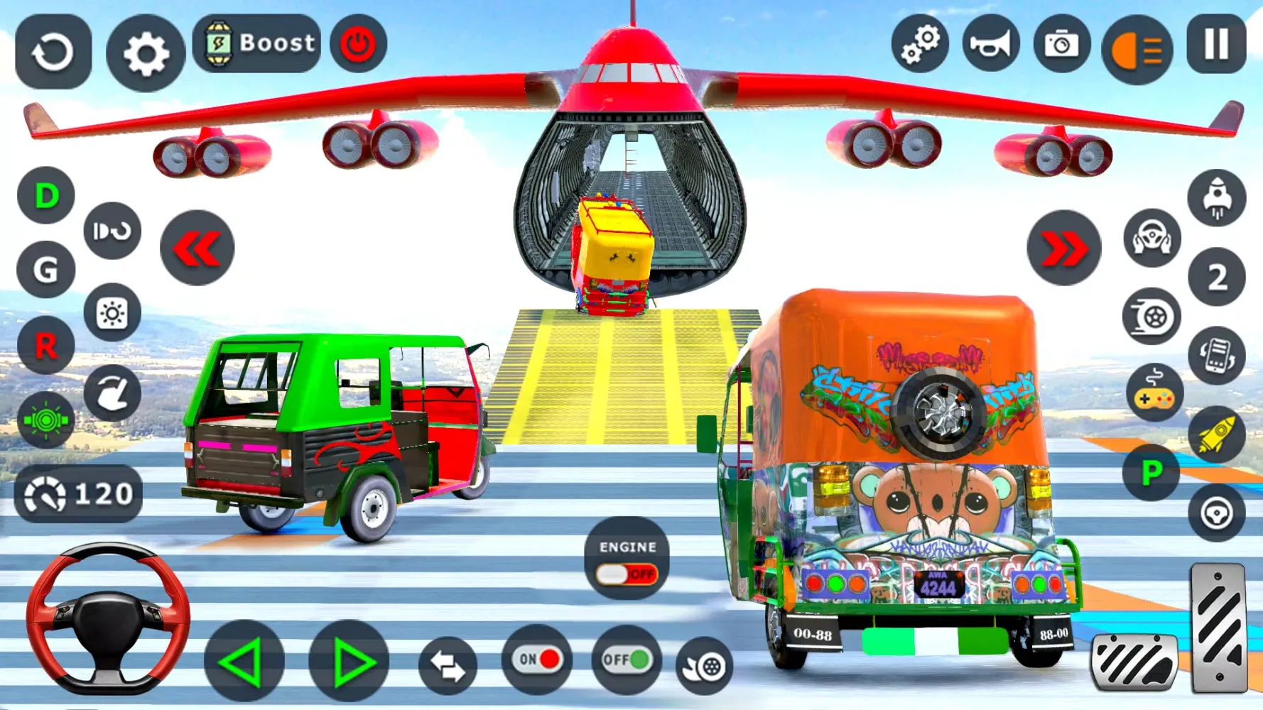 Tuk Tuk Taxi Driving Games 3D Screenshots