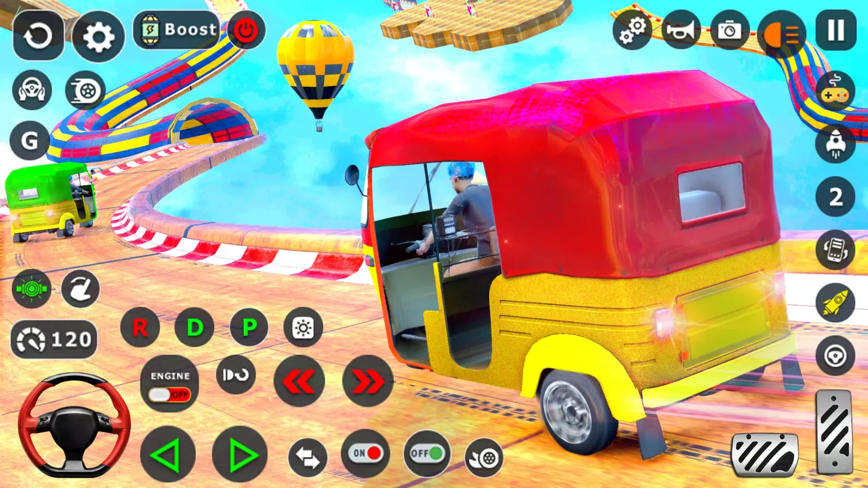 Tuk Tuk Taxi Driving Games 3D Screenshots
